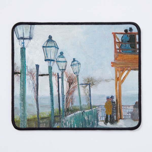 Item preview, Terrace and Observation Deck at the Moulin de Blute-Fin, Montmartre (1887) by Vincent Van Gogh designed and sold by amrmab.