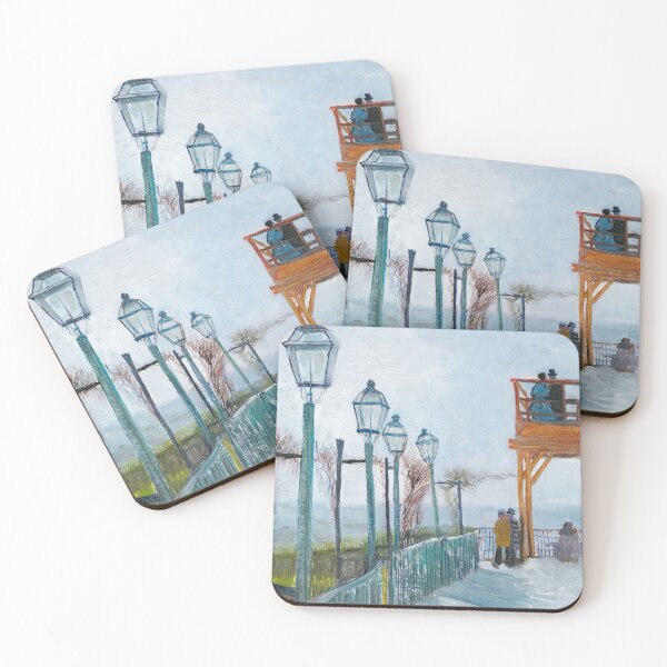 Item preview, Terrace and Observation Deck at the Moulin de Blute-Fin, Montmartre (1887) by Vincent Van Gogh designed and sold by amrmab.