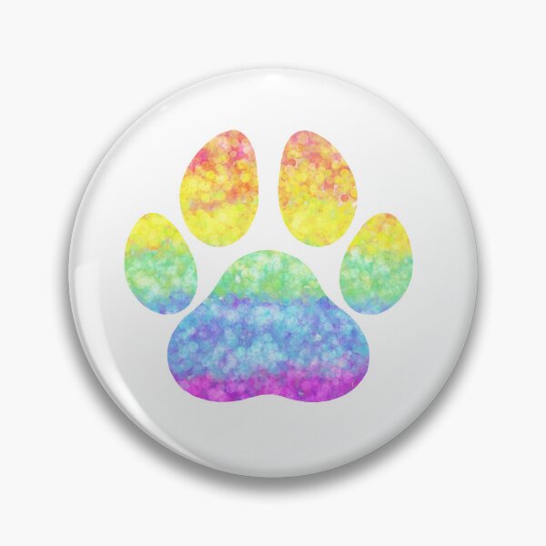 Item preview, Sparkle Pride paw print designed and sold by Lexie-bear.