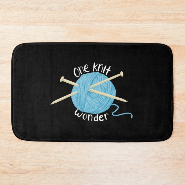 Item preview, One Knit Wonder- white text designed and sold by Danielle Seay.