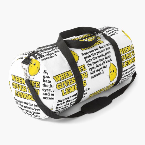 Item preview, When Life gives you Lemons - Alternate Ending (White background) designed and sold by DuckvilleStudio.