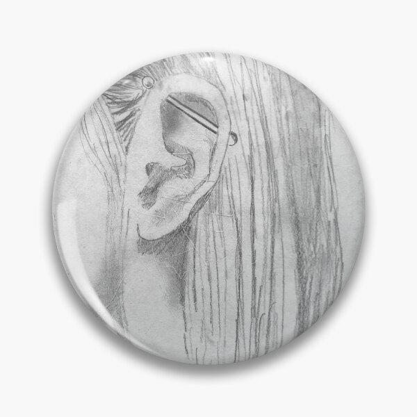 Item preview, Side Profile Piercing Drawing  designed and sold by laurenodegard.