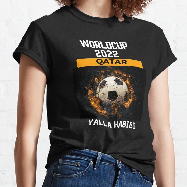 Coupe du monde 2022 Yalla Habibi T-shirt classique