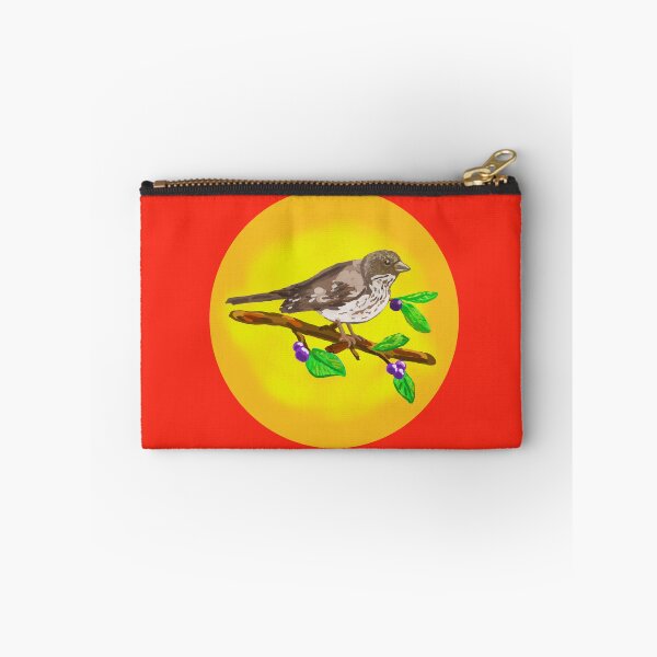 Item preview, Sparrow on branch with Berries designed and sold by VerdeDoodleDuck.