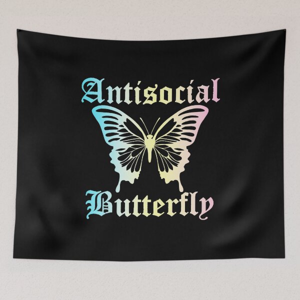 Item preview, Antisocial butterfly designed and sold by pnkpopcorn.