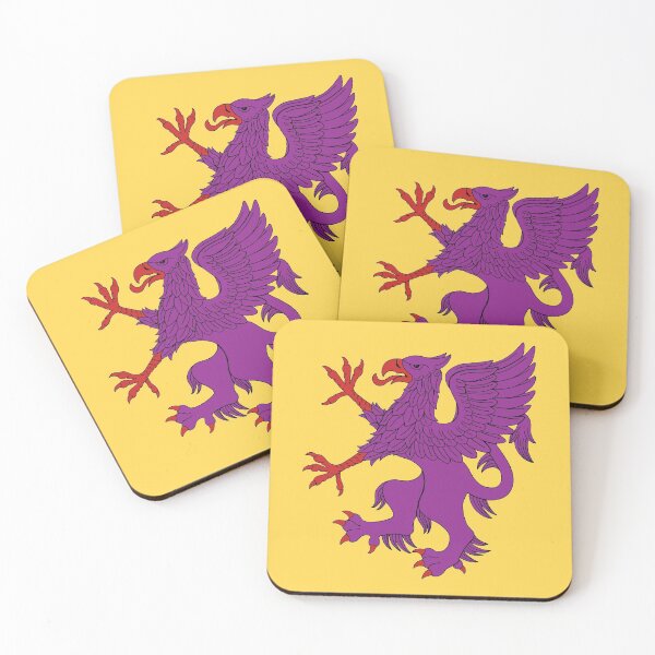 Item preview, Purple Griffin designed and sold by Azure Lion Productions.