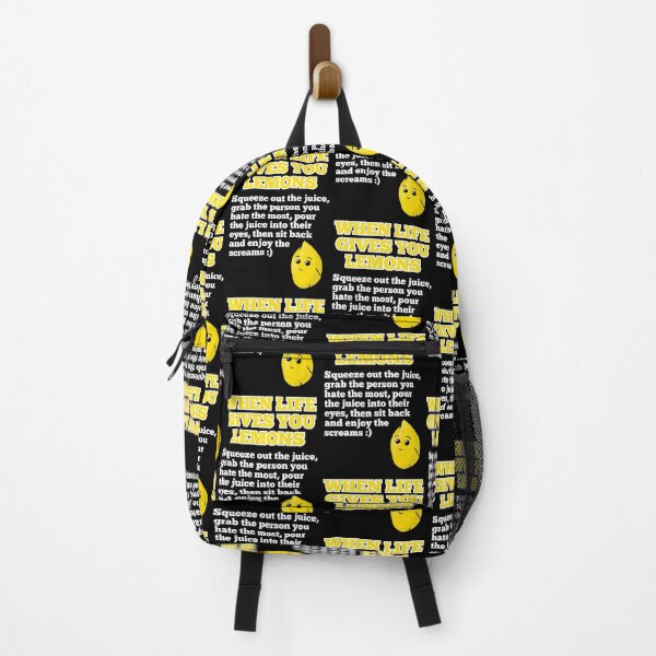 Item preview, When Life gives you Lemons - Alternate Ending (Black background) designed and sold by DuckvilleStudio.