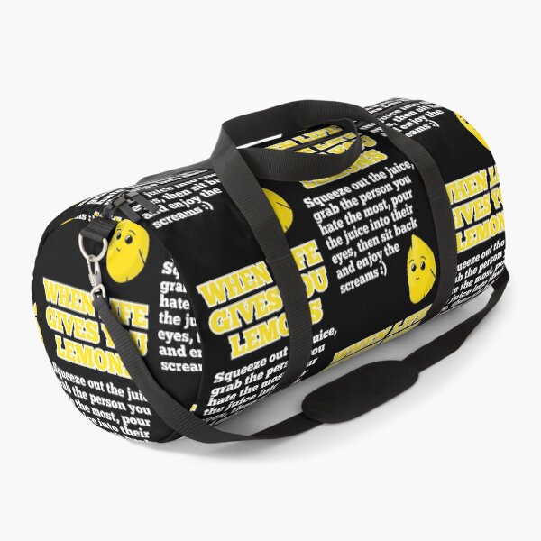 Item preview, When Life gives you Lemons - Alternate Ending (Black background) designed and sold by DuckvilleStudio.