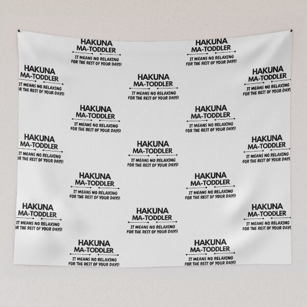 Item preview, Hakuna Matoddler It Means No Relaxing For The Rest Of Your Days - Funny - Limited Edition | Perfect Gift - Loves Cat designed and sold by eulacaviu.