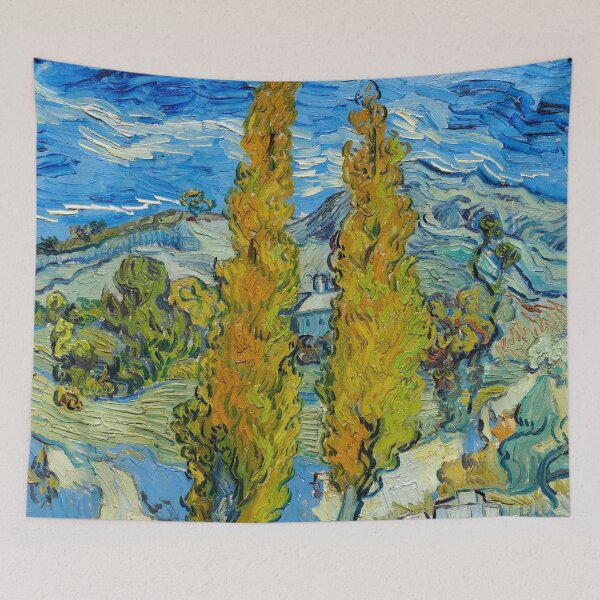 Item preview, The Poplars at Saint-Rémy (Peupliers à Saint-Rémy) (1889) by Vincent Van Gogh designed and sold by amrmab.