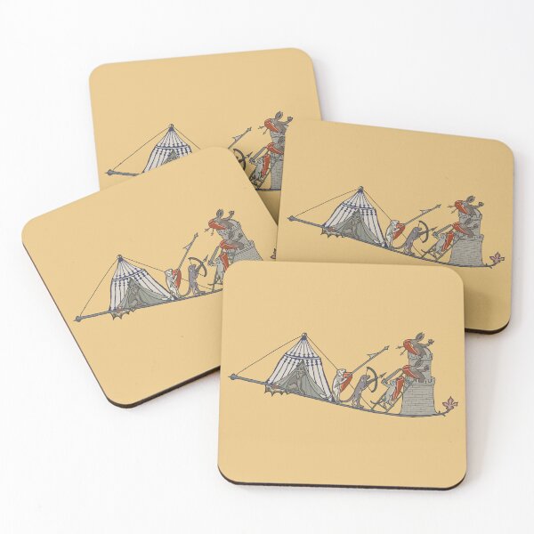 Item preview, The Hounds besiege the Hares designed and sold by CrowFriend.