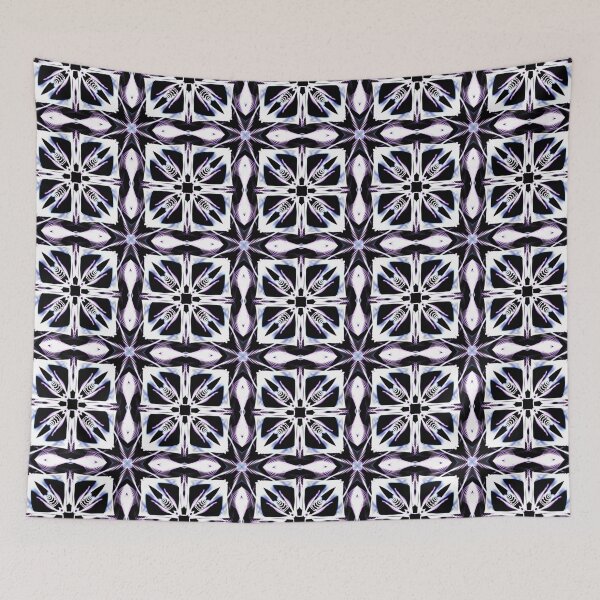 Item preview, Geometrical fractal art of rectangles and fixtures of parallel structures and saturated colors 56 designed and sold by Shape-And-Color.