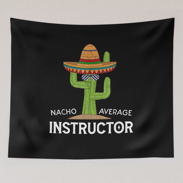 Item preview, Fun Funny instructor Humor Gifts, Funny Cactus illustration distressed Design Meme Saying instructor Dad Husband Christmas Fathers Day Gift designed and sold by xlnv.
