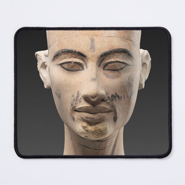 Item preview, Ancient Egypt - Incomplete Statue Head of Queen Nefertiti (With Correction Information of the Sculptor) - BigArt designed and sold by BigArt.