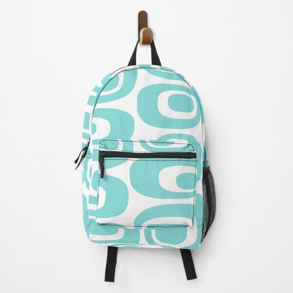 Item preview, Retro Mid Century Modern Atomic Pattern 763 Aqua designed and sold by tonymagnerart.