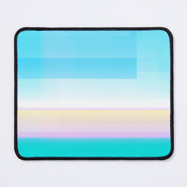 Item preview, STYLISH PAINT BLUE CYAN WHITE MARINE AQUA BLOCKISM. designed and sold by Ralek.