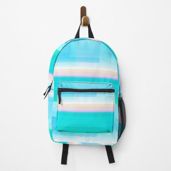 Item preview, STYLISH PAINT BLUE CYAN WHITE MARINE AQUA BLOCKISM. designed and sold by Ralek.