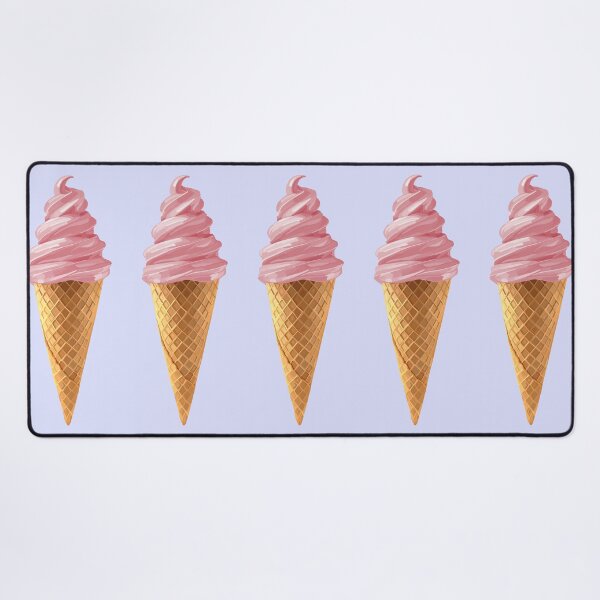 Item preview, Pink Soft Serve Strawberry Icecream Cone designed and sold by Deborah Camp.