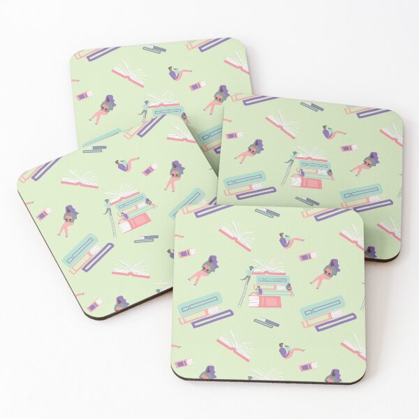 Item preview, Pastel Color Book Illustration Pattern  designed and sold by RedRubi.