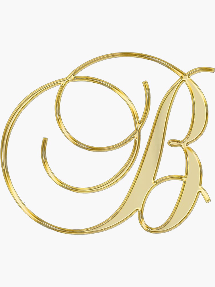 Monogram Graffiti Initial Letter B Sticker for Sale by