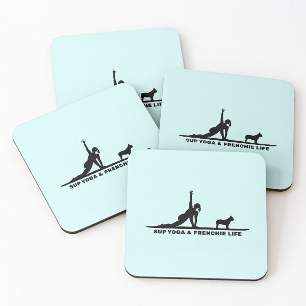 Item preview, SUP Yoga & Frenchie Life Paddleboarding Dog Mom designed and sold by Guarddogdrive.