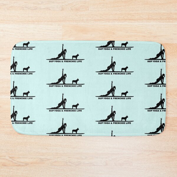 Item preview, SUP Yoga & Frenchie Life Paddleboarding Dog Mom designed and sold by Guarddogdrive.