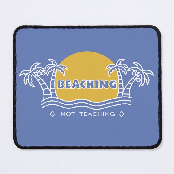 Item preview, Beaching not Teaching Palms White designed and sold by dasmoment.