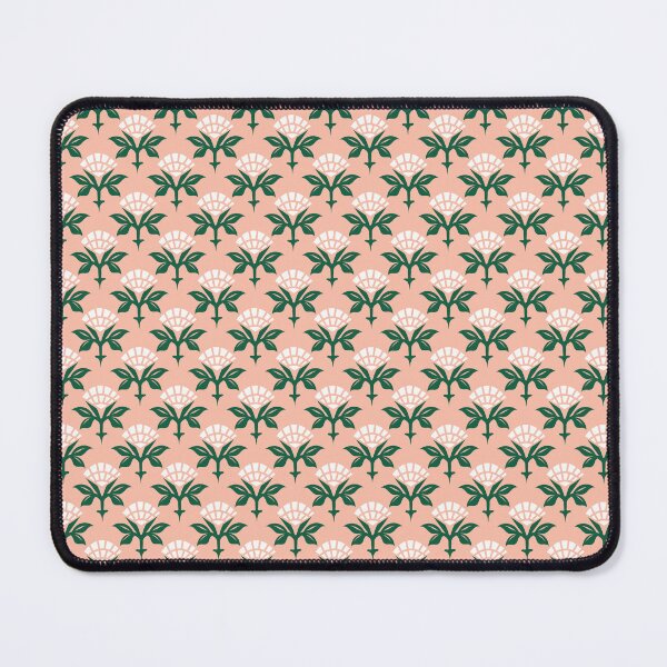 Item preview, Ajrak Woodblock Floral Print in Peach designed and sold by House of Haha.