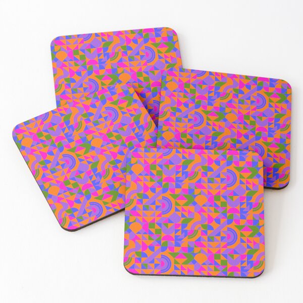 Item preview, geometric colorful patterns conceptual Art - Abstract Neo Geo graphic design designed and sold by Design Repo.
