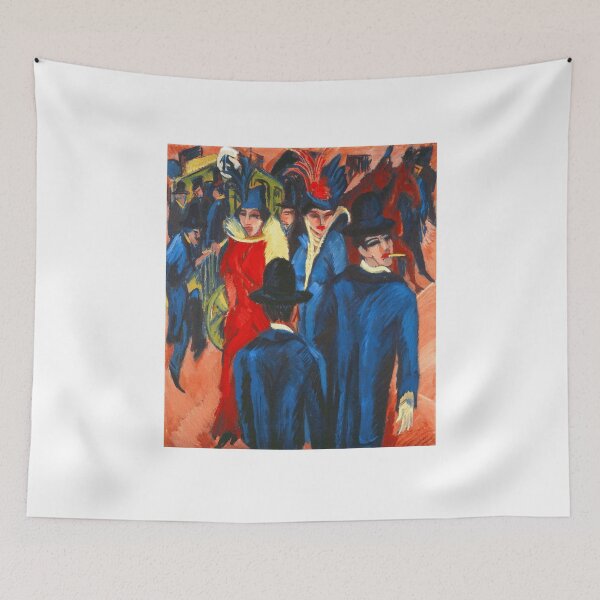 Artikelvorschau, Ernst Ludwig Kirchner Berliner Straßenszene 1913 entworfen und verkauft von Sky-Art-80s.