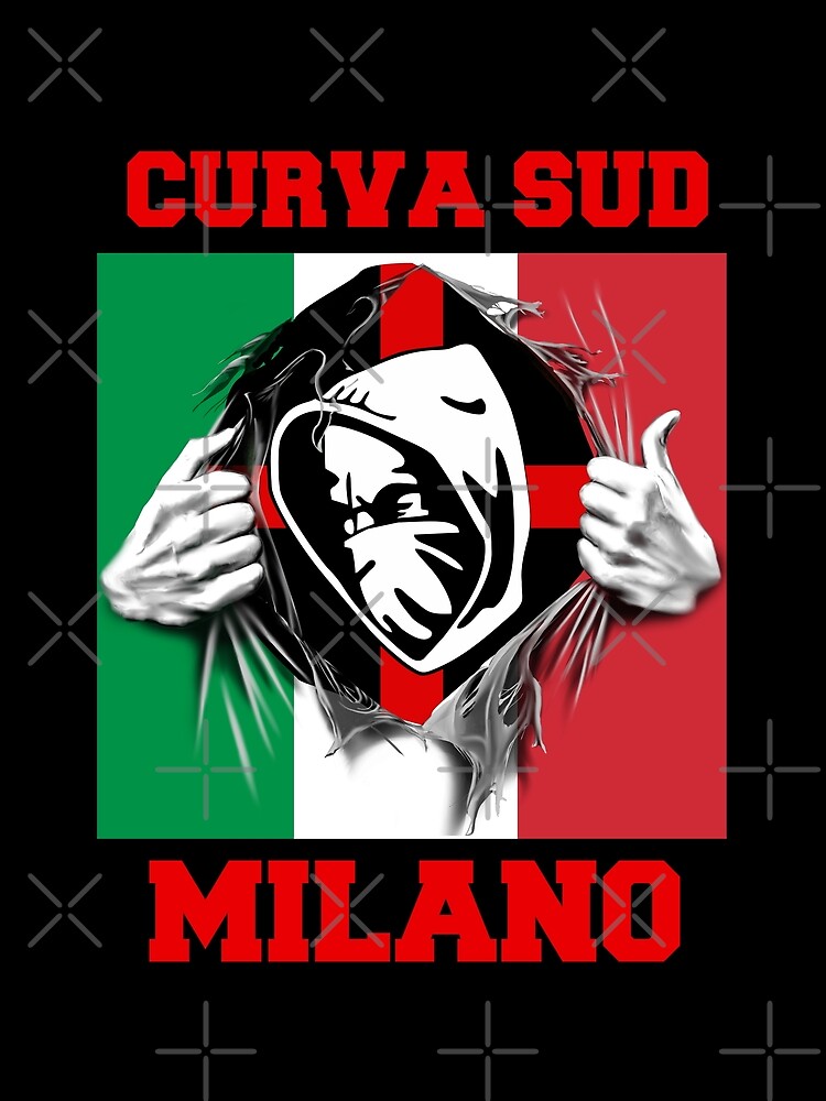 curva sud milan 1899 Sticker Scarf for Sale by Muss 86