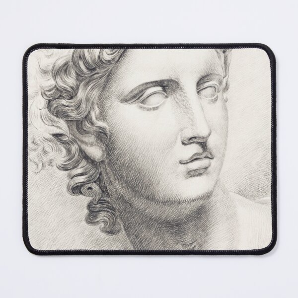 Item preview, Academiestudie naar een gips van een antiek beeld manskop designed and sold by NickLivin.
