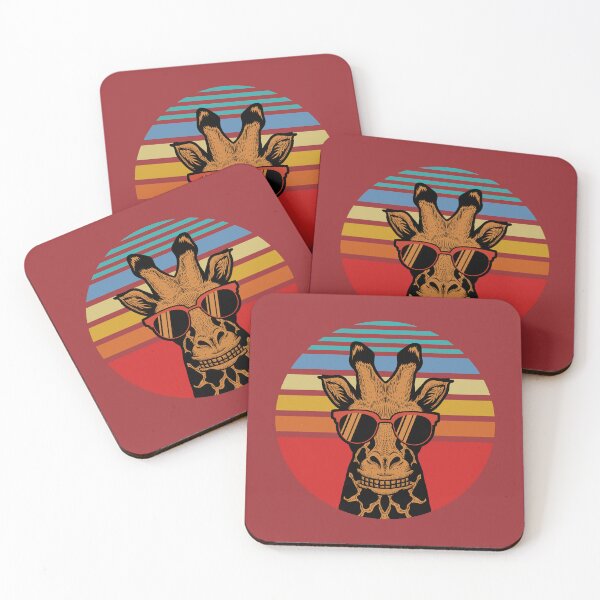 Item preview, Smiling giraffe with sunglasses designed and sold by drubdrub.