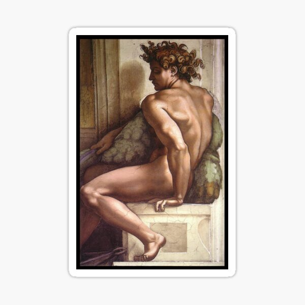 Item preview, Ignudo by Michelangelo designed and sold by BritishFashion.