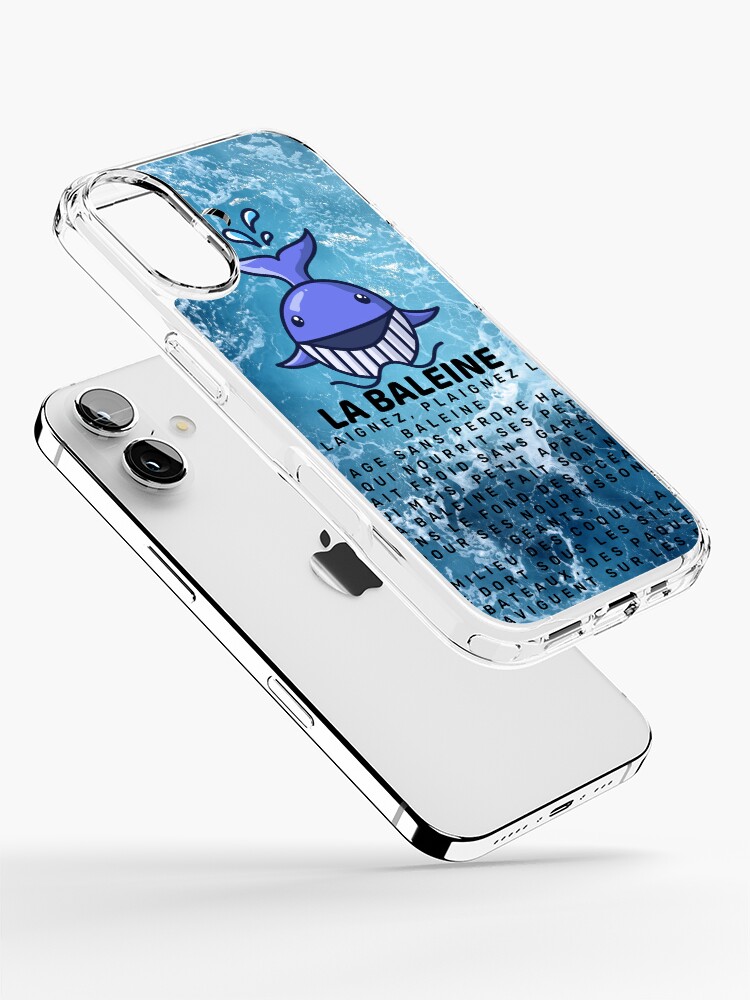 Coque iPhone for Sale avec l'œuvre « La baleine un poème de Robert