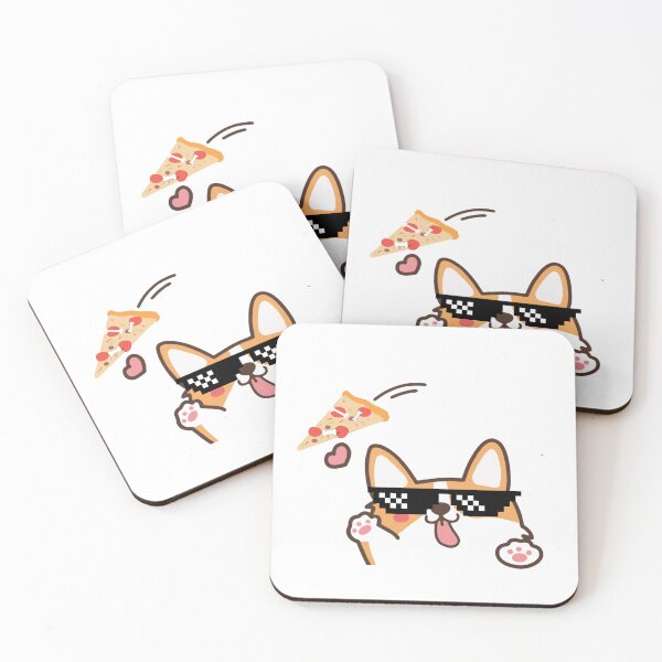 Item preview, Copia de Perro atrapa pizza, perro comiendo pizza designed and sold by T-Look.