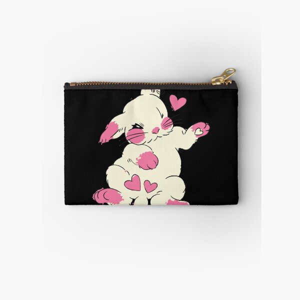 Item preview, sleepy bunny cute hearts rolling adorable bunny designed and sold by XXgooddeedXX.
