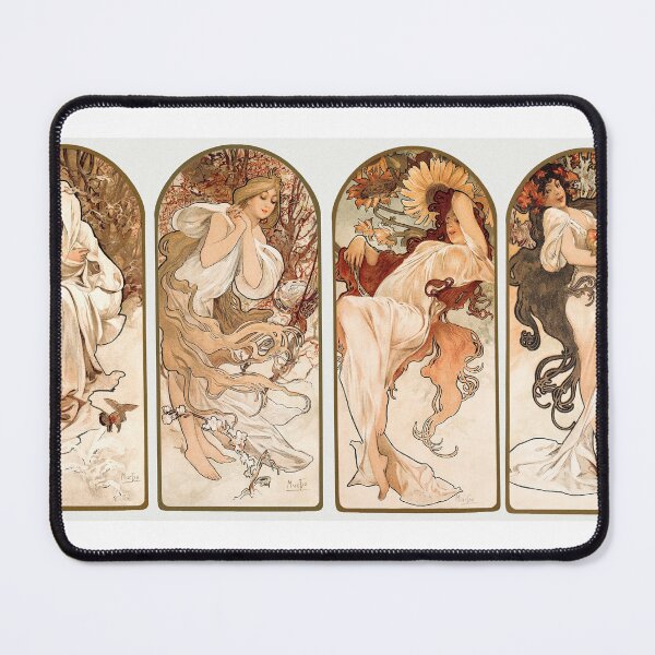 Item preview, Alphonse Maria Mucha's The Seasons designed and sold by NickLivin.