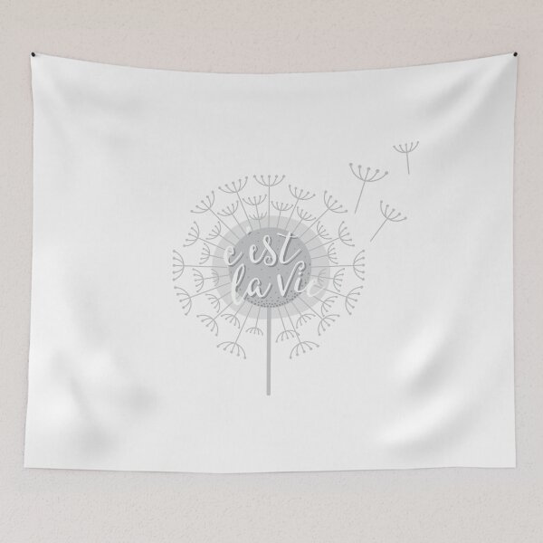 Item preview, C'est La Vie, (Grey Dandelion) designed and sold by Rae134.