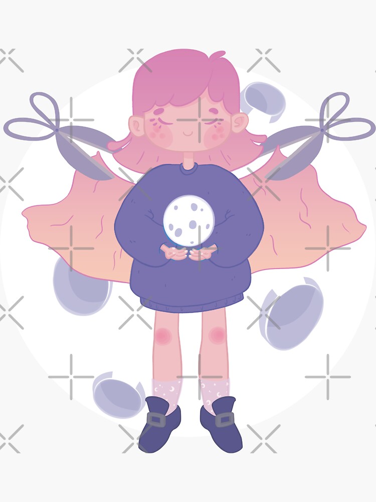 moon-phases-cutting-hair-sticker-for-sale-by-chiquitafoncy-redbubble