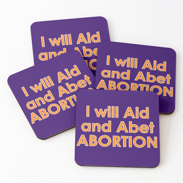 Item preview, I will aid and abet abortion designed and sold by UDesign04.
