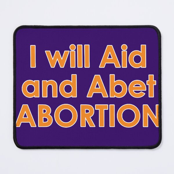 Item preview, I will aid and abet abortion designed and sold by UDesign04.