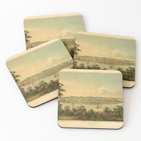 Item preview, Cincinnati Ohio from a point west of Covington, KY (circa 1880) designed and sold by allhistory.