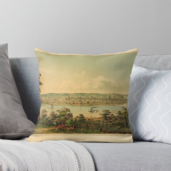 Item preview, Cincinnati Ohio from a point west of Covington, KY (circa 1880) designed and sold by allhistory.
