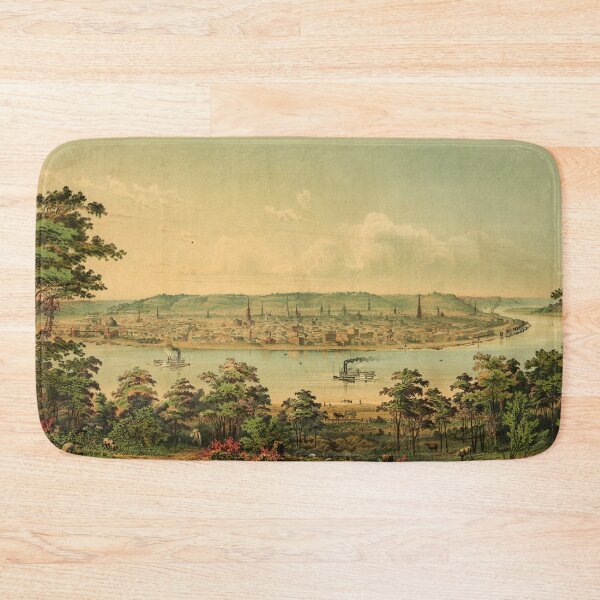 Item preview, Cincinnati Ohio from a point west of Covington, KY (circa 1880) designed and sold by allhistory.