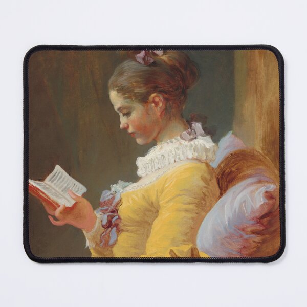 Item preview, Young Girl Reading | Jean Honoré Fragonard | 1769 Rococo Art designed and sold by CJET.