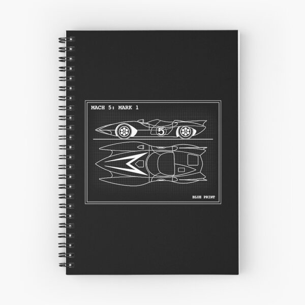 Artikelvorschau, MACH 5 BLUEPRINT- Limited Edition | Perfektes Geschenk Love Speed Racer entworfen und verkauft von debiea.