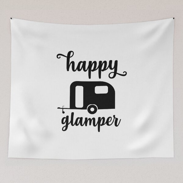 Item preview, Happy Glamper Cute Glamping Camp Distressed designed and sold by STORHAMIDO.