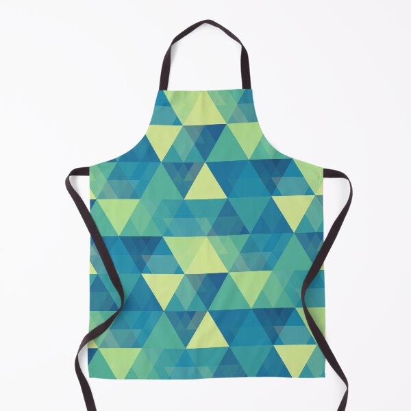 Item preview, Lime green and teal triangle overlay pattern designed and sold by starseedgems.