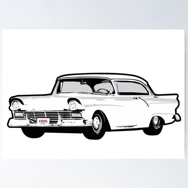 Item preview, White 1957 F Coupe designed and sold by CoolRide.